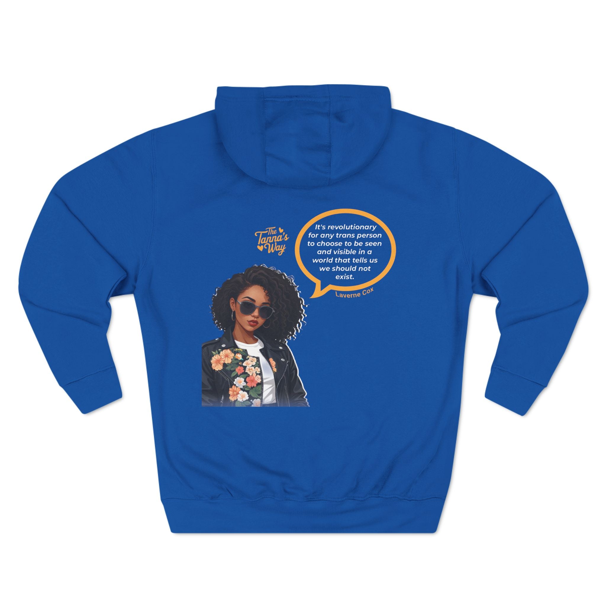 Laverne Cox | Three-Panel Fleece Hoodie